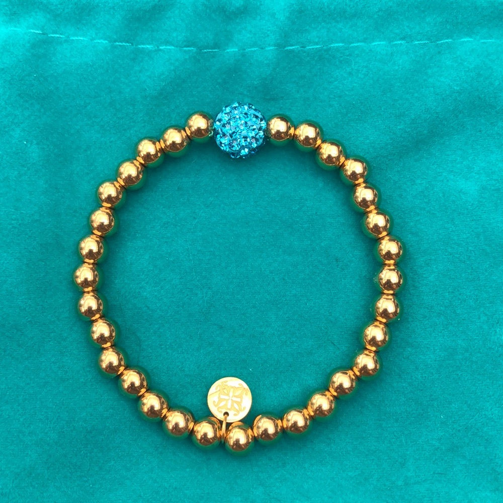 Rustic cuff Ireland blue